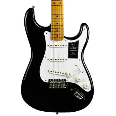 Fender Vintera II '50s Stratocaster, Maple Fingerboard, Black image 1