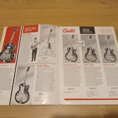 Vintage 1968 Guitar Guitar and Bass Catalog! Rare, Original Case Candy, Paperwork! image 4