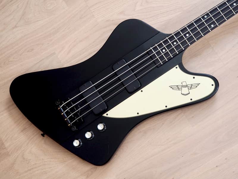 1995 Gibson Thunderbird IV Limited Edition Neck Through Electric Bass Ebony w/ Case image 1