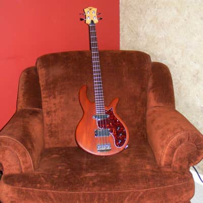Birdsong Short Scale Bass 2015 Natural Mahogany image 7