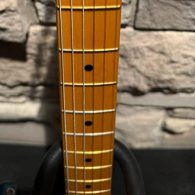 1999 Crafted in Japan Blue Floral Stratocaster image 3