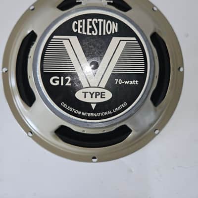 Celestion G12 V-Type 12" 70-Watt 8ohm Guitar Amp Speaker 2020s - White image 1