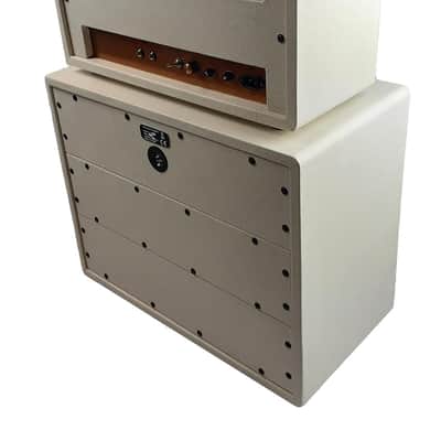 G&A Head Boutique White JTM 45 + 1x12 White Big Size V30 guitar Cabinet image 5