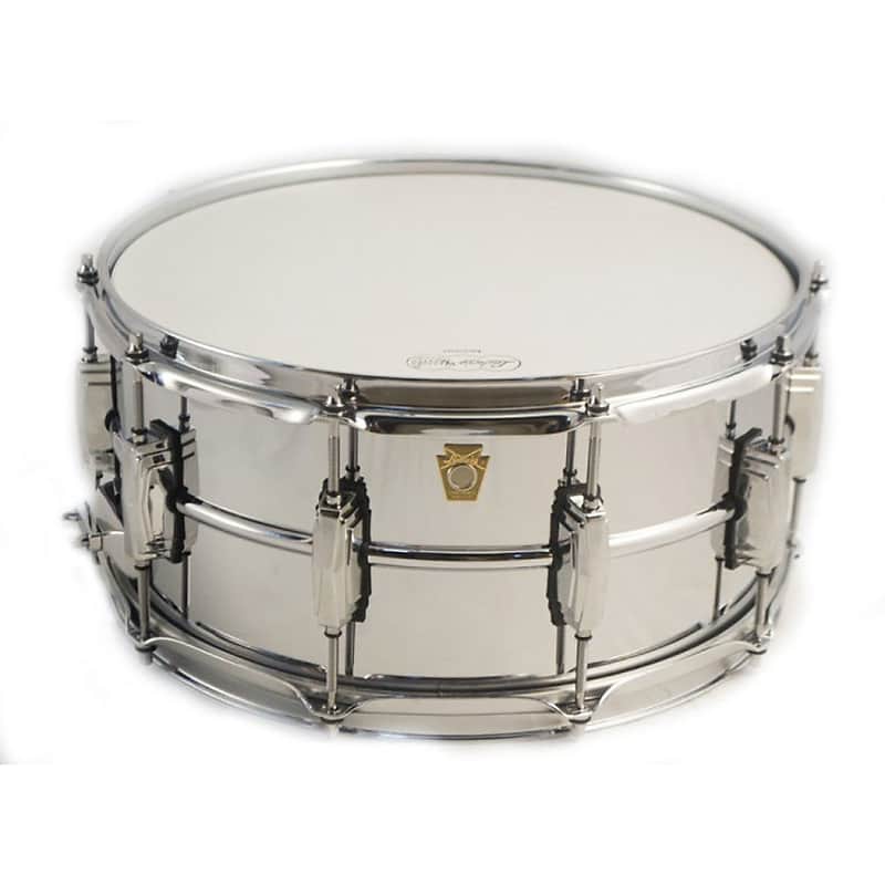 Ludwig 6.5x14" Chrome Plated Brass Shell Snare image 1