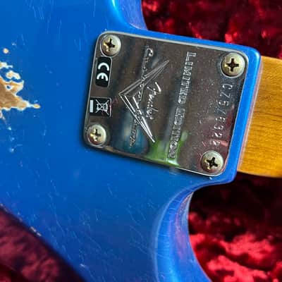 Fender Custom Shop Stratocaster '63 2023 - Aged Lake Placid Blue Relic image 9