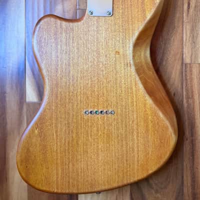 Custom Built Jazzcaster / Telemaster Offset - Natural - Warmoth / Musikraft / Lindy Fralin Pure PAF image 6
