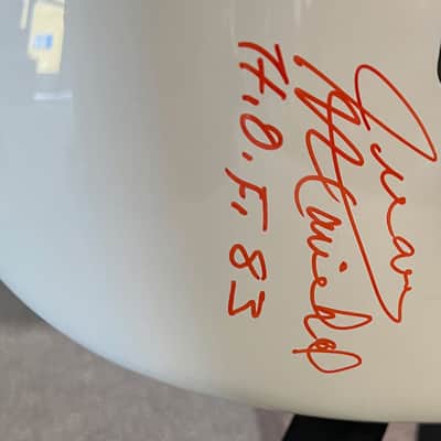 San Francisco Giants Autographed Collectible Joe Satriani Signature Model Electric Guitar (Pre-Owned) (Joe Satriani Private Collection) image 8