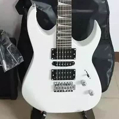 🎸+Amp! Unmarked "EyeBuzz" G Style Electric Guitar +Rosewood Fretboard +Cable!🎸 image 1