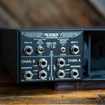 Mesa Boogie Stereo 2:Fifty 2-Channel 50-Watt Power Amplifer 2003 - 2017 - Black image 3