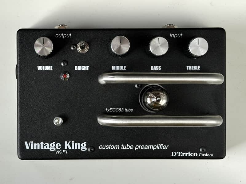 D'Errico Custom VK-F1 preamp (Alembic F2B) - Matte Black image 1