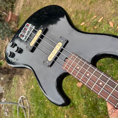 1982 EKO BB 55 Bass - Version 1017 - All Black with Matching Headstock image 8