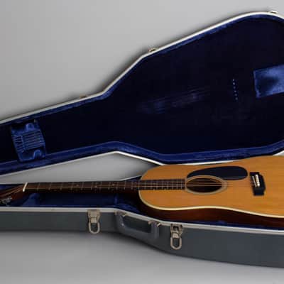 C. F. Martin D-28S Flat Top Acoustic Guitar (1971), ser. #288699, original molded blue plastic hard shell case. image 10
