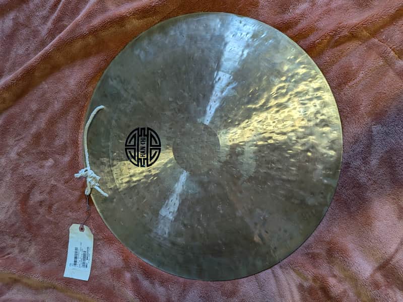 Han Chi  22in Authentic Chinese Wind Gong W/ Zildjian Cymbal bag! image 1