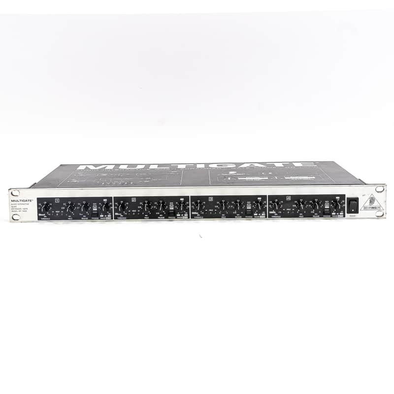 Behringer Multigate XR1400 Quad Noise Gate Expander 4-Channel Rack Unit image 1