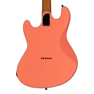 Sterling by Music Man Fluff Signature Stingray Guitar - Rula Thumb Red image 7