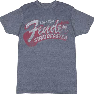 Fender Since 1954 Strat T-Shirt Blue Smoke Large image 1