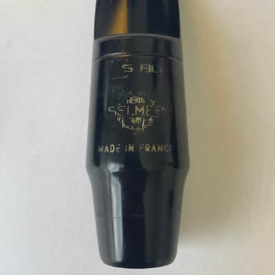 Vintage Selmer S80 C* Alto Saxophone Mouthpiece with Premium Selmer 434A1 Inverted Ligature and Mouthpiece Pouch image 2