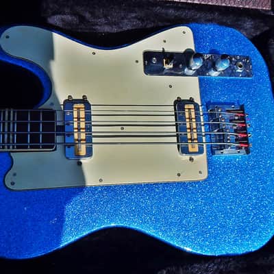 Hofner Telecaster Bass 60s - Sternenblau image 15