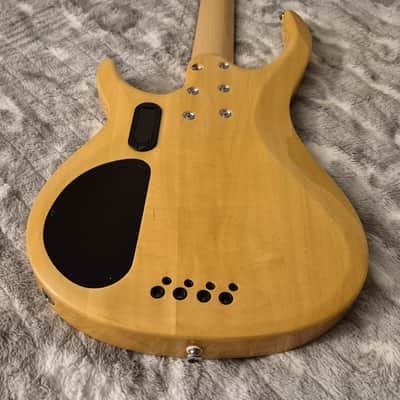Rogue LX408 Pro - 8-String Double Course Bass - Active/Passive - 2010s - Natural / Yellow Flamed Maple - w/ Hardshell Case image 12