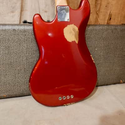 Fender Mustang Bass Guitar 1970 - Competition Red image 8