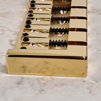 Ibanez EB10 2BB1EB10G5 5-String Bass Guitar Bridge- Gold Finish- NOS Unused- for use on DW835 Doug Wimbash Bass image 5