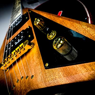 Jackson Randy Rhoads / Rhodes / Roads - Flying V 2026 - Natural Kona Wood Style image 2
