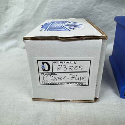 Daredevil Pedals Led Clipper Overdrive Pedal with Box - Blue image 2