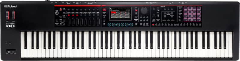 Roland FANTOM-08 88-Key Workstation Synthesizer Keyboard - Black image 1