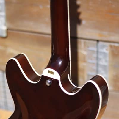 Hagstrom Super Viking - Transparent Brown York Signature image 12
