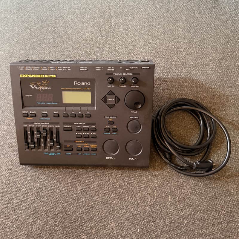 Roland TD10 TDW-1 Expanded Electronic Drum Set Module Vdrums Edrums Brain image 1