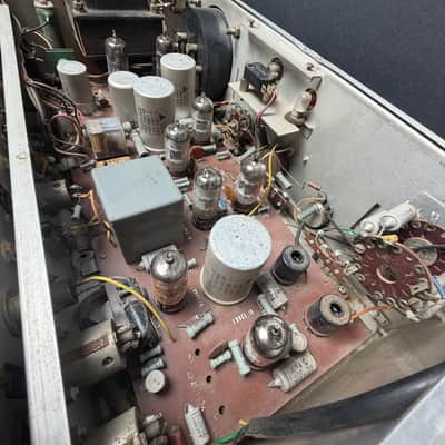 TEAC Berlant Concertone 507 Tube Preamplifier stereo Pair Tam radio Tamura TR-405 output transformers vintage ( Ampex 350 351 ) image 9