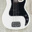 G&L Tribute LB-100 4-String Electric Bass, Brazilian Cherry Fingerboard - Olympic White