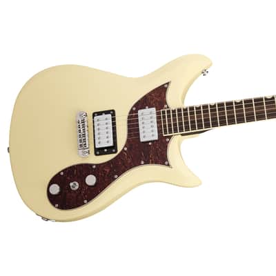 Gretsch Electromatic CVT Double-Cut Electric Guitar with Wraparound Tailpiece, Vintage White image 5