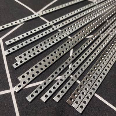 2 x 104hp / M3 (3mm) Eurorack Threaded Nut Strips (Pair) image 9