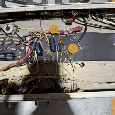 Fender Bassman 100 2-Channel 100-Watt Guitar Amp Head 1972 - 1976 - Silverface image 17