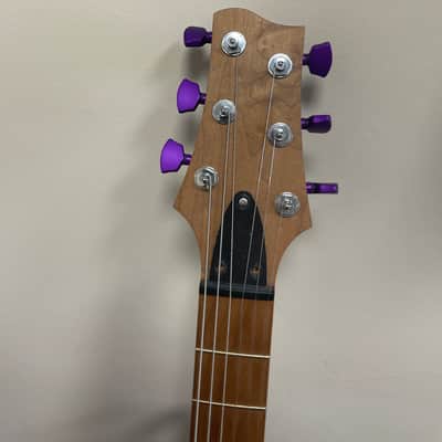 Custom Semi-Hollow Tele Style Tele Style 2021 Magenta image 3