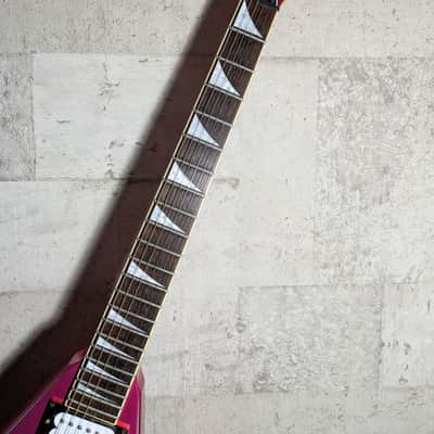 Jackson Japan Pro Series Randy Rhoads RR5 Rhoads 2009 Metallic Pink with Silver Bevels image 5