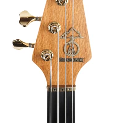 1999 Alembic Orion Fretless Bass Natural image 3