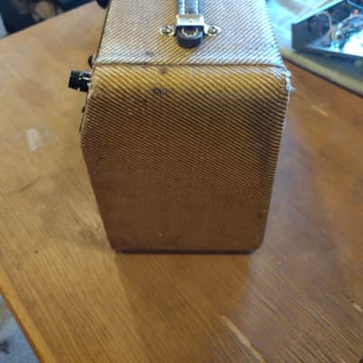 1955 Fender Champ 5D1 Tweed Wide Panel image 12