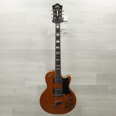 Used Guild Bluesbird M-75 Vintage Electric Guitar Wood image 2