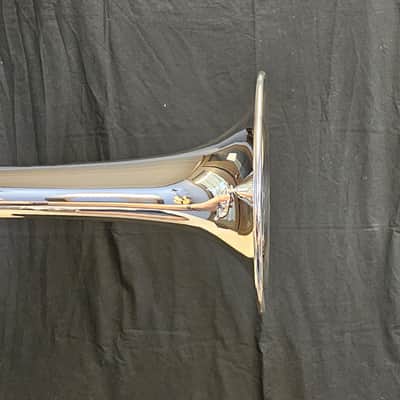 Schilke E3L Eb/D Trumpet - Silver w/ case image 5