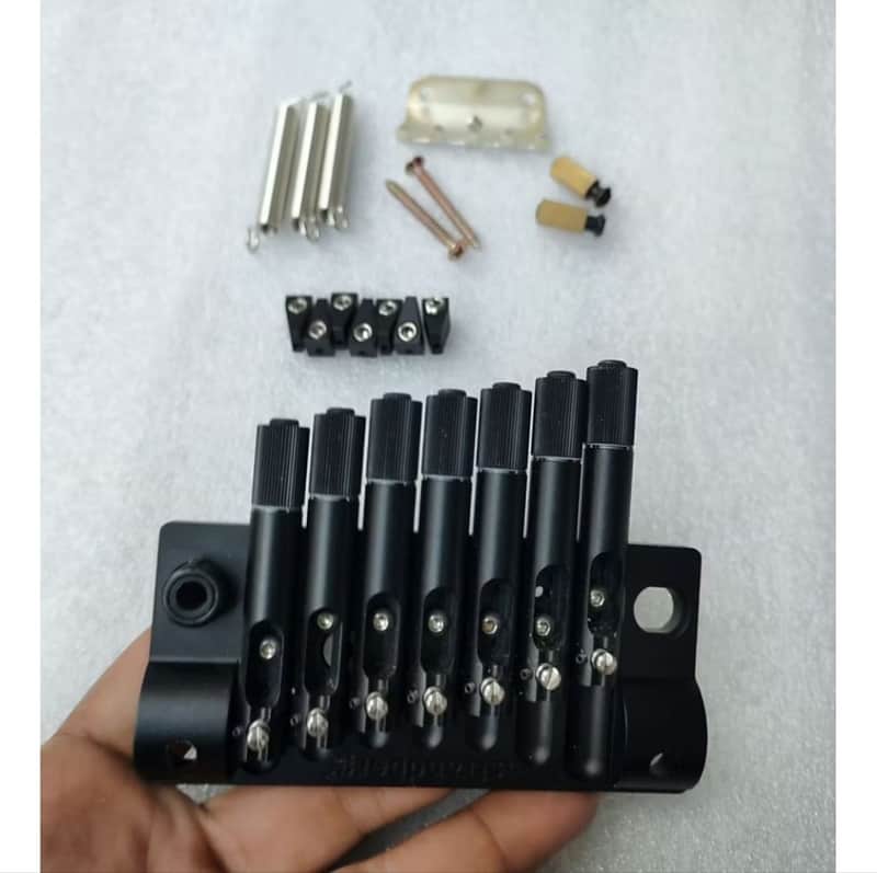 Strandberg Guitars Tremolo Bridge Headless Guitar 7 String - Black image 1