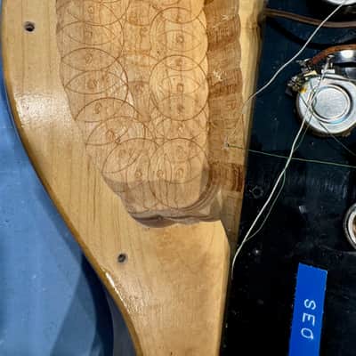 1960 Carvin SGB-3 Solid Body Electric Guitar - Natural Finish (w/HSC) image 21