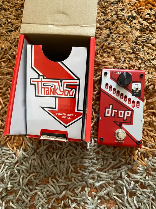 DigiTech Drop Compact Polyphonic Pitch-Shifter 2010s - Red image 1