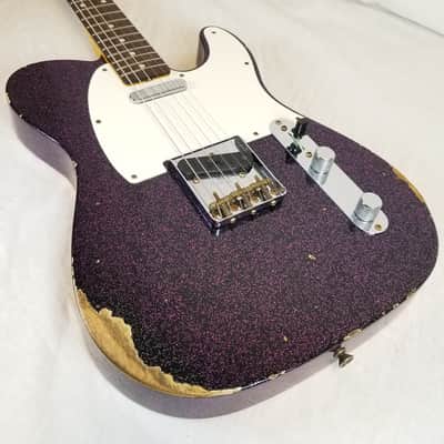 Fender Custom Shop 1960 Tele Relic, Time Machine, Ash Body, AAA Rosewood Fretboard, Magenta Sparkle image 7