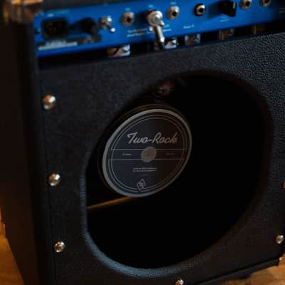 Two-Rock Studio Overdrive Combo Black Bronco W/Blue Faceplate image 8