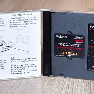 Roland JD-800 / JD-990 | Voice ROM Data & Waveform Card Set | SL-JD80-01 | STANDARD image 2