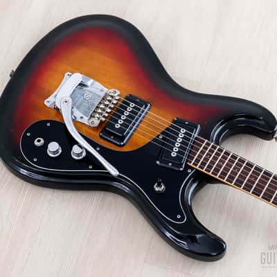 1970s Mosrite Ventures Model Vintage Electric Guitar Ash Body w/ Case, Firstman Avenger image 9