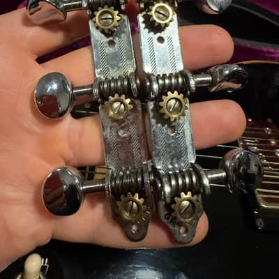 Vintage 1940 1950 Gibson Grover Open Tuning Strip for Parlor Models image 2