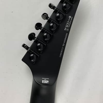 ESP LTD Arrow-1007 Baritone EverTune ET 7-String Electric Guitar Black B-Stock Larrow1007betblk image 15
